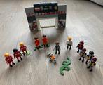 Playmobil voetbalmuur met spelers, keeper en scheidsrechter, Ophalen of Verzenden, Gebruikt