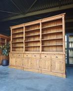 Gigantische teak boekenkast | 300cm+ bibliotheek #1826, 200 cm of meer, Ophalen of Verzenden, Zo goed als nieuw, 200 cm of meer