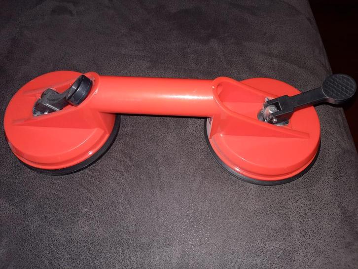 2x HBM Glasdrager met 2 Nappen, Doe-het-zelf en Verbouw, Gereedschap | Handgereedschap, Zo goed als nieuw, Ophalen of Verzenden