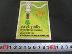 sticker V&D Vroom & Dreesmann VENDOPOLIS bromfietsverzekerin, Ophalen, Zo goed als nieuw, Bedrijf of Vereniging