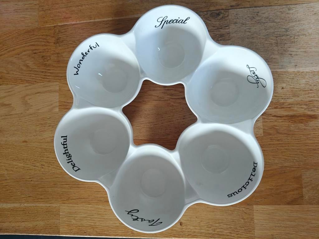 Schaal Riviera maison, Ophalen, Zo goed als nieuw, Rond, Glas