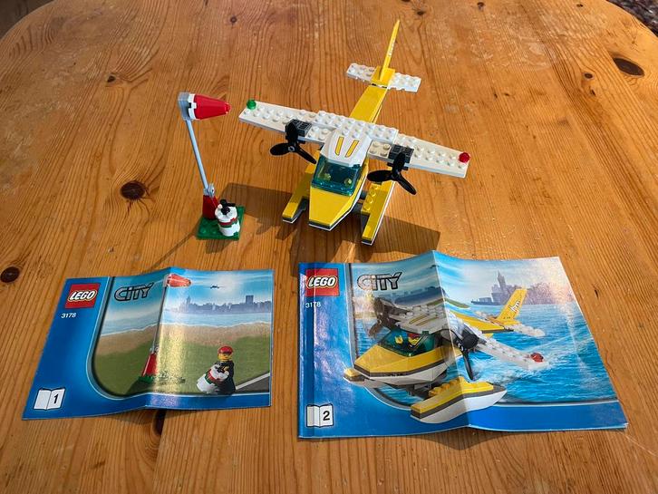 LEGO 3178 Seaplane (City, 2010) Watervliegtuig met piloot, Kinderen en Baby's, Speelgoed | Duplo en Lego, Gebruikt, Lego, Complete set