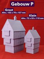3D Geprint Miniatuur Gebouw P – Detailrijk & Vol Sfeer, Ophalen of Verzenden, Nieuw, 1:35 tot 1:50, Diorama