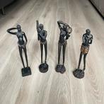4 beelden Afrikaanse vrouwen, Antiek en Kunst, Verzenden