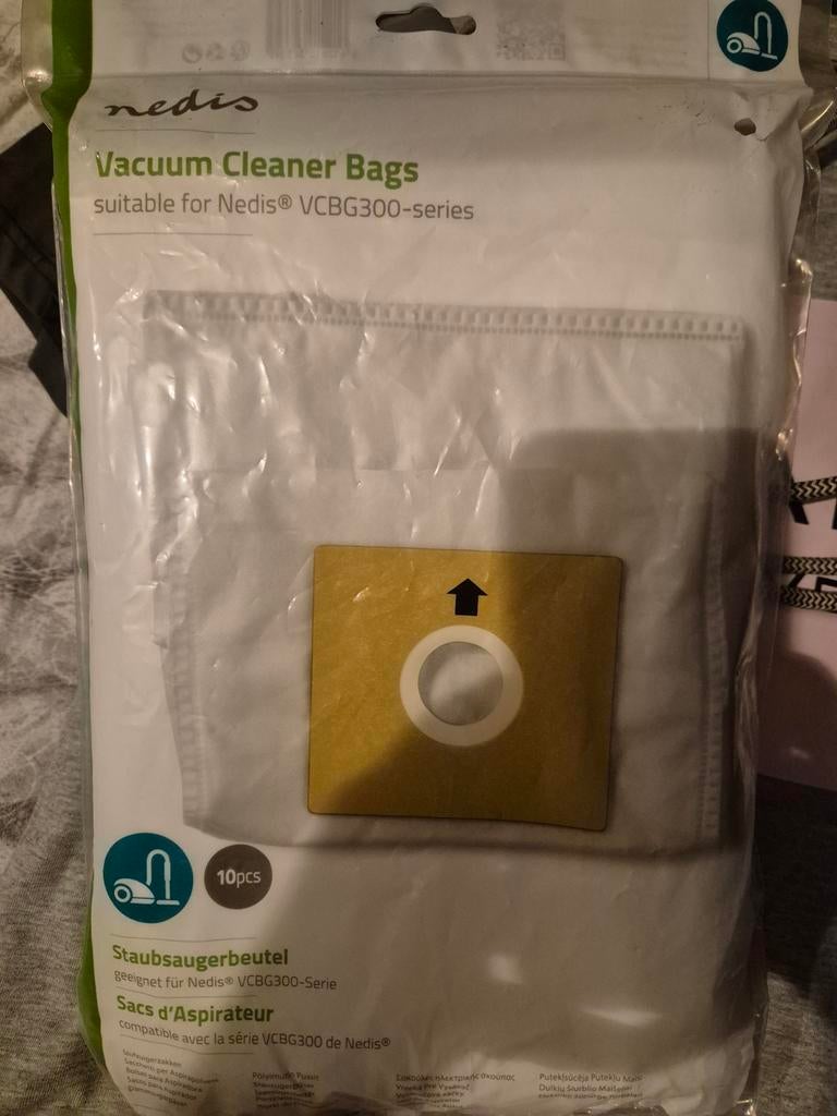 Nedis Stofzuigerzakken VCBG300 - 10 stuks, Ophalen of Verzenden, Nieuw