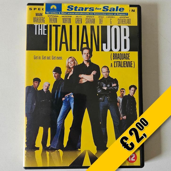 DVD - The Italian Job, Cd's en Dvd's, Dvd's | Overige Dvd's, Gebruikt, Vanaf 12 jaar, Verzenden