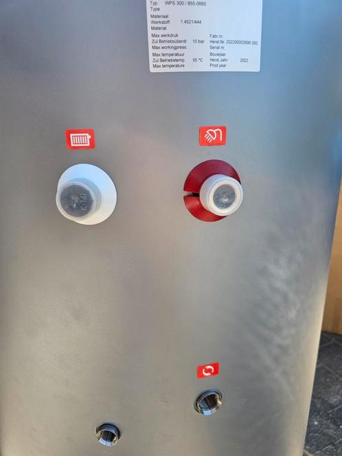 Remeha RVS Boiler 285L - Nieuw!, Doe-het-zelf en Verbouw, Geisers en Boilers, Nieuw, Boiler, 100 liter of meer, Minder dan 3 jaar oud