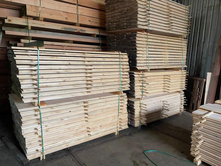 Vuren sponningplank, Doe-het-zelf en Verbouw, Hout en Planken, Nieuw, Plank, Vuren, Minder dan 200 cm, Minder dan 25 mm, Ophalen