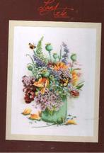 Cado  marjolein bastin borduurpakket flower power  bouquet, Hobby en Vrije tijd, Ophalen of Verzenden, Nieuw, Handborduren, Borduurpakket