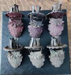 Antieke kaarsenklemmen groot, Ophalen of Verzenden, Zo goed als nieuw