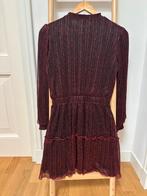 Rode Zwarte Glitter Jurk Meisjes Maat 158/164, Ophalen of Verzenden, Zo goed als nieuw, Meisje, Jurk of Rok