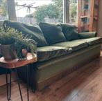 Leuke groene retro bank, Huis en Inrichting, Banken | Bankstellen, Ophalen, Gebruikt, 150 tot 200 cm, Driepersoons