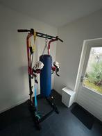 Gym Station met Pull Up Bar (en Boksbal Optie), Ophalen, Zo goed als nieuw, Bokszak