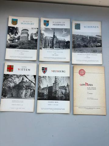 (F) Set Limburgse monografieën kastelen & kerken,jaren 50/60 beschikbaar voor biedingen