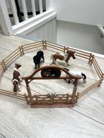 Schleich paardenwei + paarden, Ophalen of Verzenden, Zo goed als nieuw, Jongen of Meisje