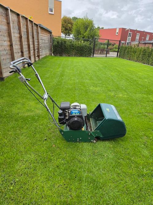 Masport Olympic 400 Kooimaaier - Top Onderhouden!, Tuin en Terras, Grasmaaiers, Gebruikt, Benzine-grasmaaier, 40 t/m 49 cm, Kooimesmaaier