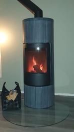 Moderne houtkachel, Huis en Inrichting, Kachels, Ophalen, Houtkachel, Zo goed als nieuw, Vrijstaand