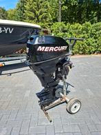 Mercury 15 pk kortstaart, Watersport en Boten, Ophalen, 10 tot 30 pk, Met afstandsbediening, Zo goed als nieuw