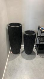 Plantenbakken set, Tuin en Terras, Bloembakken en Plantenbakken, Ophalen, Zo goed als nieuw, Rond, Kunststof