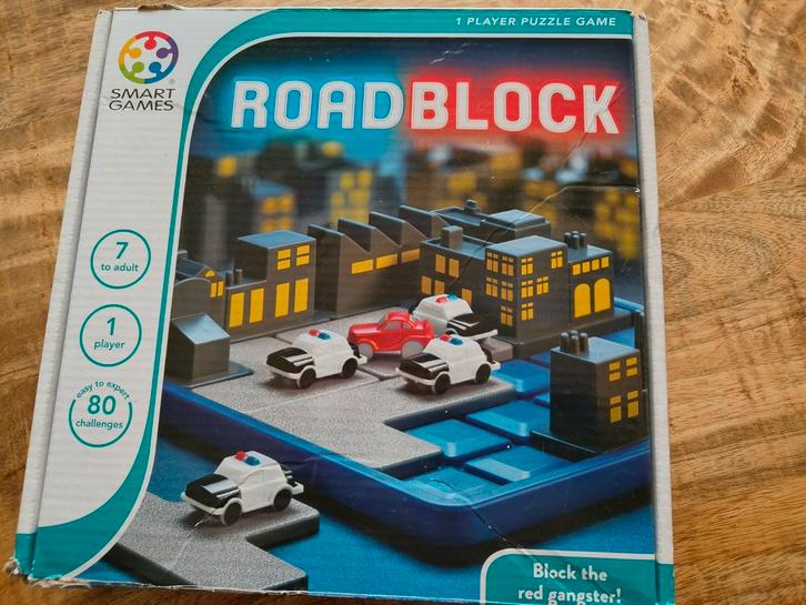 Roadblock smart games, Hobby en Vrije tijd, Denksport en Puzzels, Zo goed als nieuw, Overige typen, Ophalen