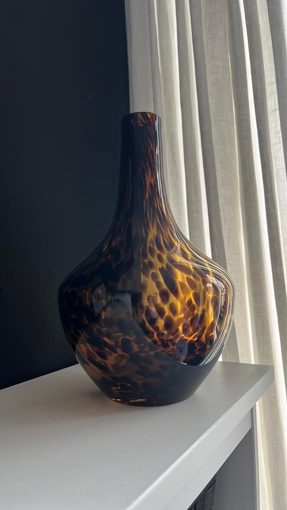 Pantervaas, Overige kleuren, Ophalen of Verzenden, Minder dan 50 cm, Glas