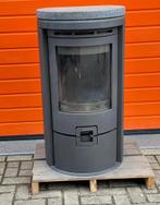 demo model Barbas eco 600, 8 kW, met speksteen bovenplaat, Huis en Inrichting, Ophalen, Houtkachel, Zo goed als nieuw, Vrijstaand