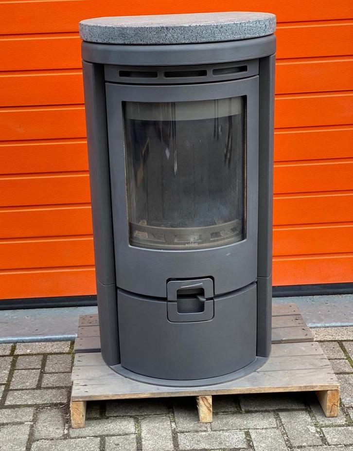 demo model Barbas eco 600, 8 kW, met speksteen bovenplaat, Huis en Inrichting, Kachels, Zo goed als nieuw, Vrijstaand, Houtkachel