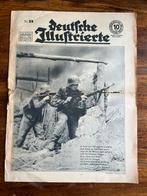 WO2 DUITS Tijdschrift  Deutsche Illustrierte augustus 1944, Verzenden, Landmacht, Duitsland, Boek of Tijdschrift