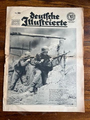 WO2 DUITS Tijdschrift  Deutsche Illustrierte augustus 1944 beschikbaar voor biedingen