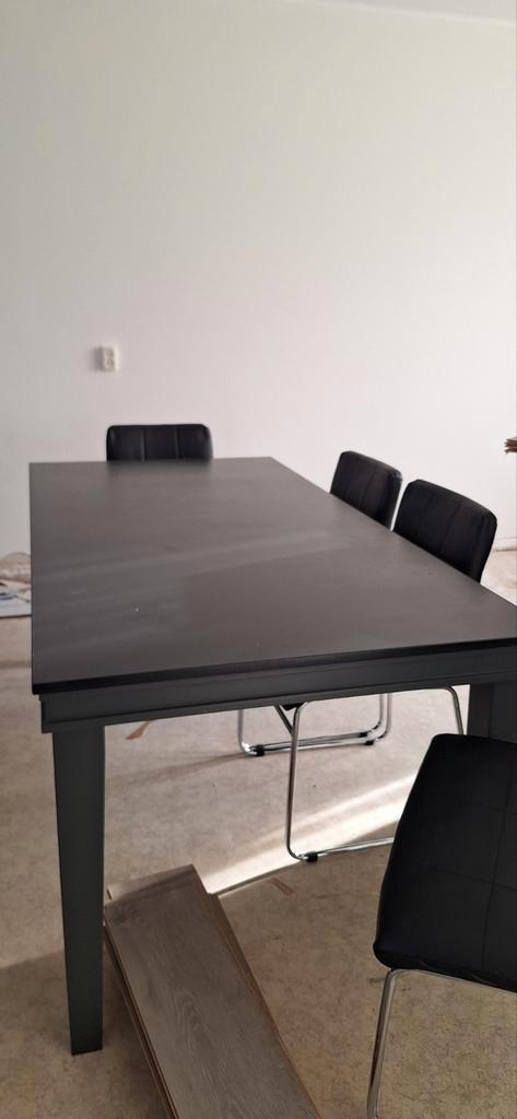 Eettafel hout 180x90, Huis en Inrichting, Tafels | Eettafels, Gebruikt, 50 tot 100 cm, Rechthoekig, Ophalen