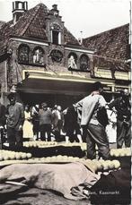 Edam (N.H.) Kaasmarkt, veel Volk, 1959, Verzenden, 1940 tot 1960, Ongelopen, Noord-Holland