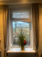 Siergordijnen, Huis en Inrichting, Ophalen of Verzenden, Zo goed als nieuw, Grijs, 200 cm of meer