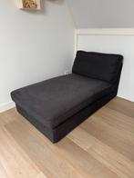 Donkergrijze KIVIK Chaise Longue, Eenpersoons, Ophalen of Verzenden, Zo goed als nieuw, Minder dan 150 cm
