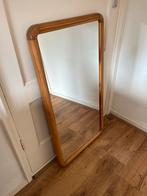 Vintage spiegel antiek rotan bohemian boho wandspiegel, Huis en Inrichting, Woonaccessoires | Spiegels, Ophalen, Minder dan 50 cm