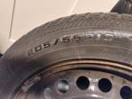 Winterbanden 205/55/16 op stalen velg - Volvo V40, Ophalen of Verzenden