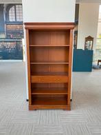 Boekenkast Cheval, kersenhout, H 193 x B 103 x D 42 cm., Huis en Inrichting, Ophalen, Gebruikt, 100 tot 150 cm, 3 of 4 laden