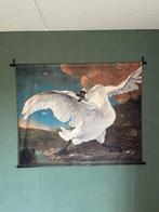 Te koop, wandkleed de bedreigde zwaan., Antiek en Kunst, Ophalen of Verzenden