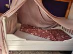 Vintage massief houten Peuterbed, Kinderen en Baby's, Kinderkamer | Bedden, Ophalen, Gebruikt, 140 tot 160 cm, 70 tot 85 cm