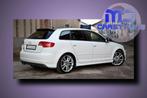 Audi A3 8P Sportback - Achterbumper spoiler [S3 Look], Auto diversen, Tuning en Styling, Ophalen of Verzenden, MJ-Carstyling, Info@mj-carstyling.net