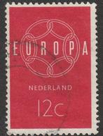 Nederland 1959 727 Europa 12c, Gest, Postzegels en Munten, Postzegels | Nederland, Na 1940, Ophalen of Verzenden, Gestempeld
