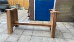 Suar houten tafel onderstel., Ophalen of Verzenden, Zo goed als nieuw, Rechthoekig, Hout
