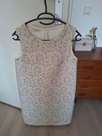 Cocktailjurk vanilia beige/wit maat s 36, Beige, Ophalen of Verzenden, Zo goed als nieuw, Knielengte