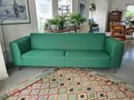 Mooie groene 3 zits bank met chromen poten, Ophalen, Gebruikt, Driepersoons, 75 tot 100 cm