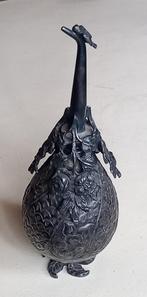 Vintage verzilverde oliefles, Rozenwater sprinkler, Verzenden