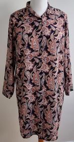 Musthaves by Elja zwarte jurk met paisly print mt. L/XL, Kleding | Dames, Zwart, Maat 42/44 (L), Musthave by Elja, Ophalen of Verzenden