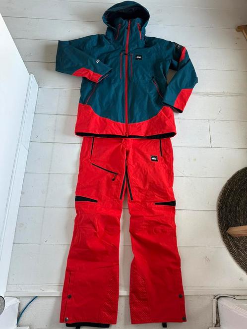 zgan Picture Oganic jas en broek mt M, Kleding | Heren, Wintersportkleding, Zo goed als nieuw, Pak, Maat 48/50 (M), Ophalen of Verzenden