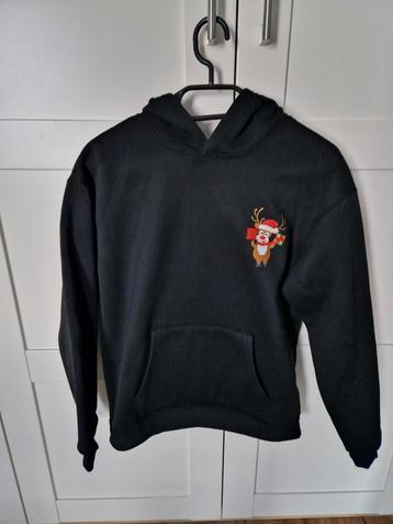 Kerst Hoodie met Rendier maat 158 ZGAN beschikbaar voor biedingen