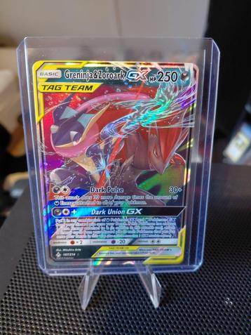 Greninja Zoroark tag team GX. 107 214. Mint pack fresh beschikbaar voor biedingen