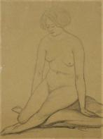 Gerard David Labots (1869-1956) Tekening naakt, Ophalen of Verzenden