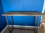 Massief Eikenhouten Wandtafel / sidetable, Huis en Inrichting, Tafels | Sidetables, Ophalen, 200 cm of meer, Zo goed als nieuw